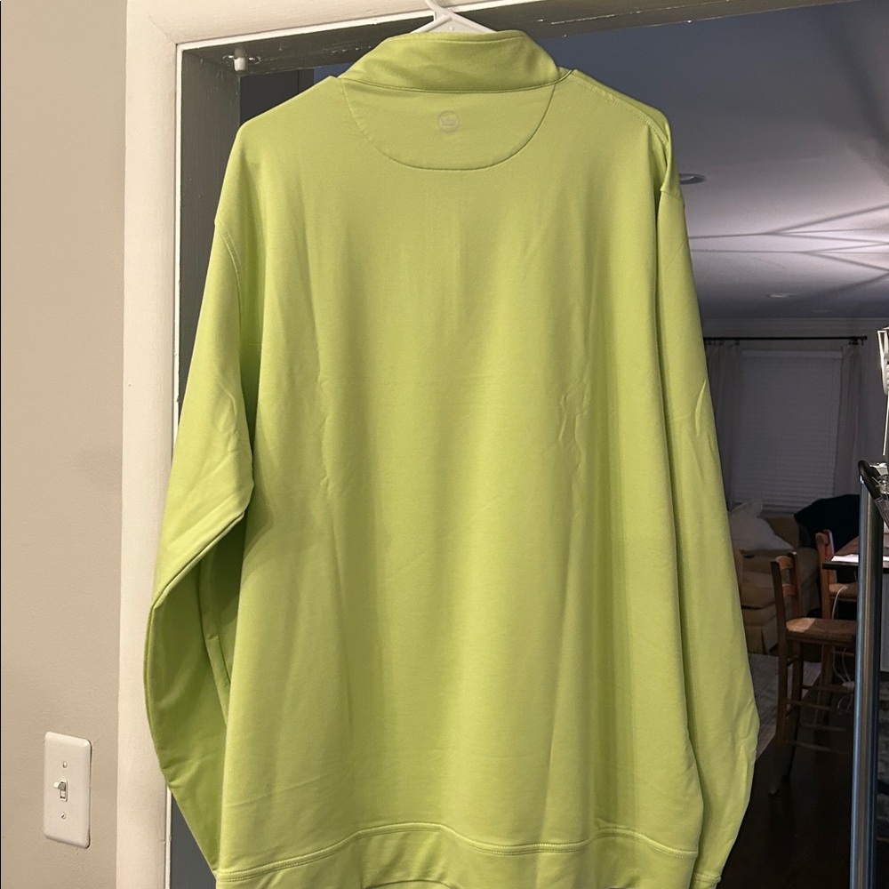 Peter Millar Lime Green Half-Zip Pullover - image 4
